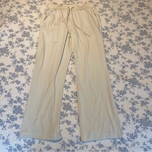 Lululemon Soft Jersey Straight Leg Mid-Rise Pant Bone 29” Inseam Size 8